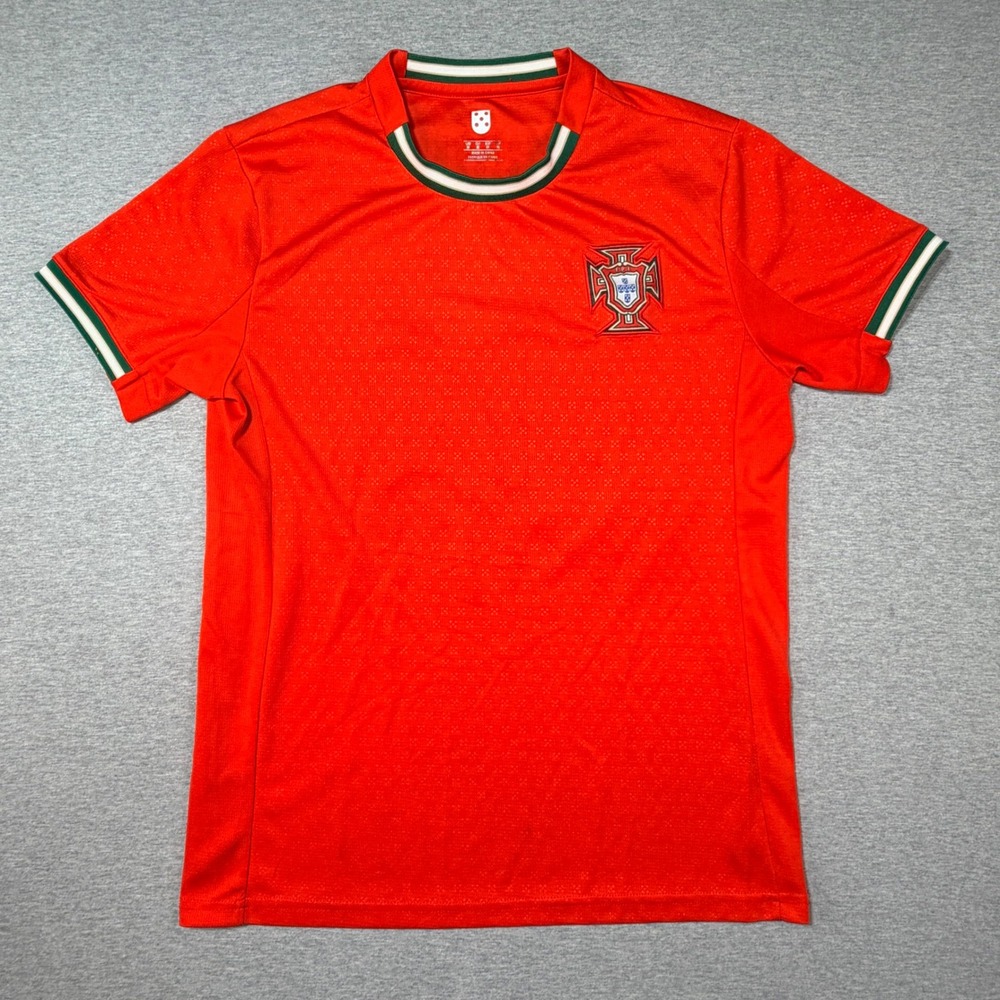Portugal Soccer Jersey‎ Red Sebastian 55 FPF National Team Shirt Mens Medium